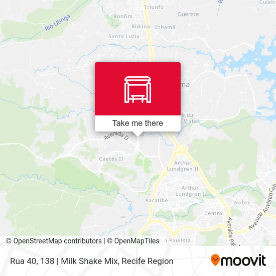 Rua 40, 138 | Milk Shake Mix map