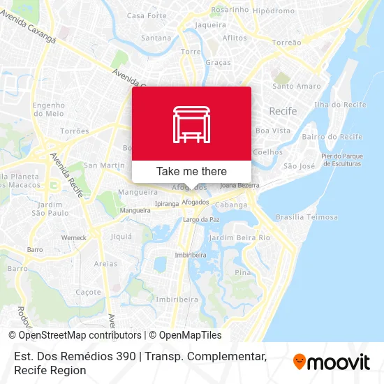 Est. Dos Remédios 390 | Transp. Complementar map