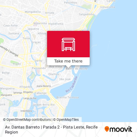 Av. Dantas Barreto | Parada 2 - Pista Leste map