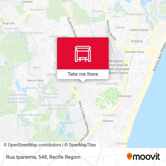 Rua Ipanema, 548 map