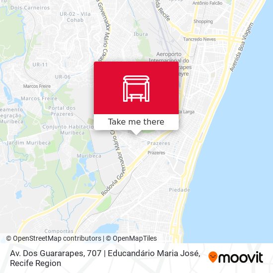 Av. Dos Guararapes, 707 | Educandário Maria José map