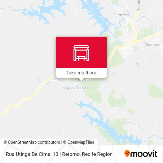 Rua Utinga De Cima, 13 | Retorno map