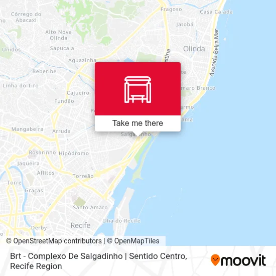 Brt - Complexo De Salgadinho | Sentido Centro map