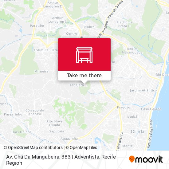 Av. Chã Da Mangabeira, 383 | Adventista map