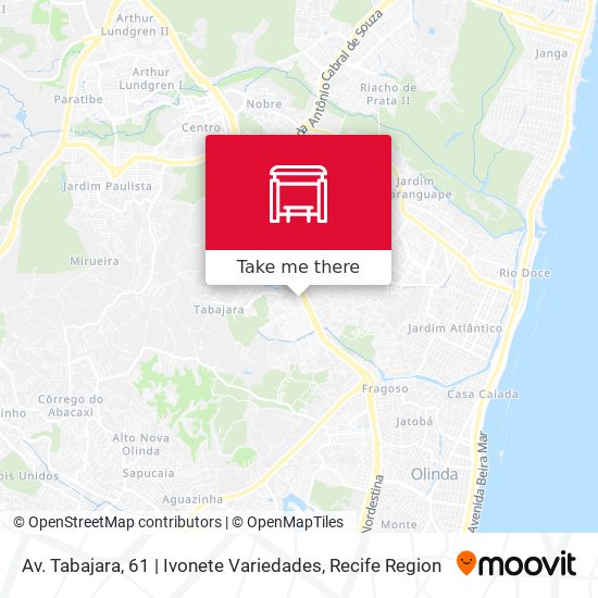 Av. Tabajara, 61 | Ivonete Variedades map