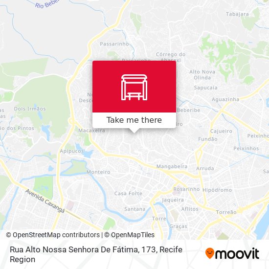 Rua Alto Nossa Senhora De Fátima, 173 map
