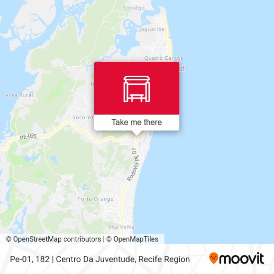 Pe-01, 182 | Centro Da Juventude map