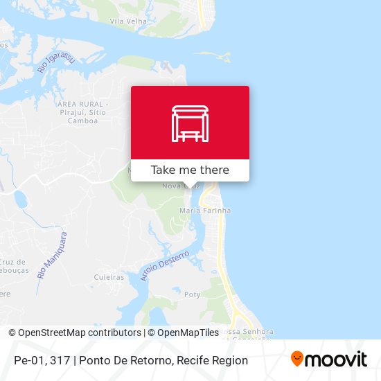 Pe-01, 317 | Ponto De Retorno map