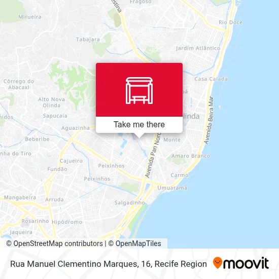 Rua Manuel Clementino Marques, 16 map