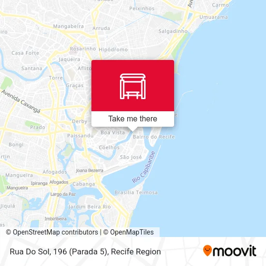 Rua Do Sol, 196 (Parada 5) map
