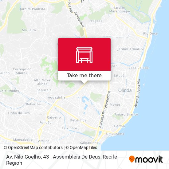 Av. Nilo Coelho, 43 | Assembléia De Deus map