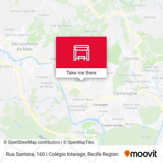 Rua Santana, 160 | Colégio Interagir map