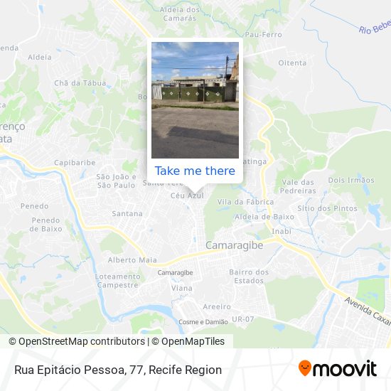 Rua Epitácio Pessoa, 77 map
