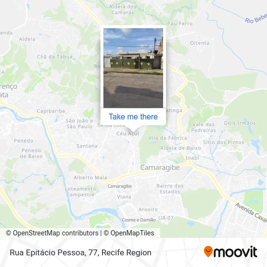 Rua Epitácio Pessoa, 77 map