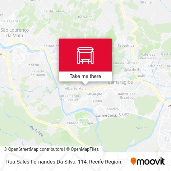 Rua Sales Fernandes Da Silva, 114 map