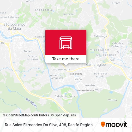 Rua Sales Fernandes Da Silva, 408 map