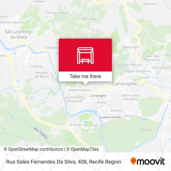 Rua Sales Fernandes Da Silva, 408 map