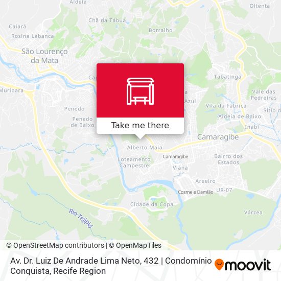 Av. Dr. Luiz De Andrade Lima Neto, 432 | Condomínio Conquista map