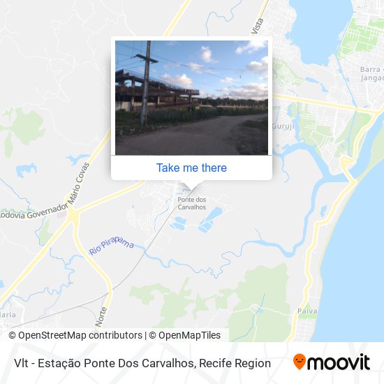 Vlt - Estação Ponte Dos Carvalhos map