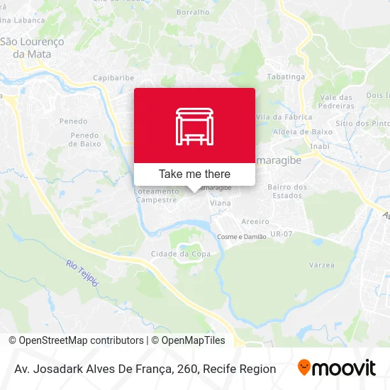 Av. Josadark Alves De França, 260 map