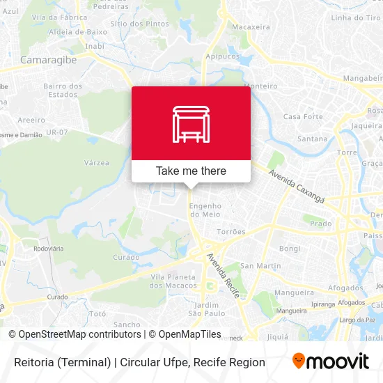 Reitoria (Terminal) | Circular Ufpe map
