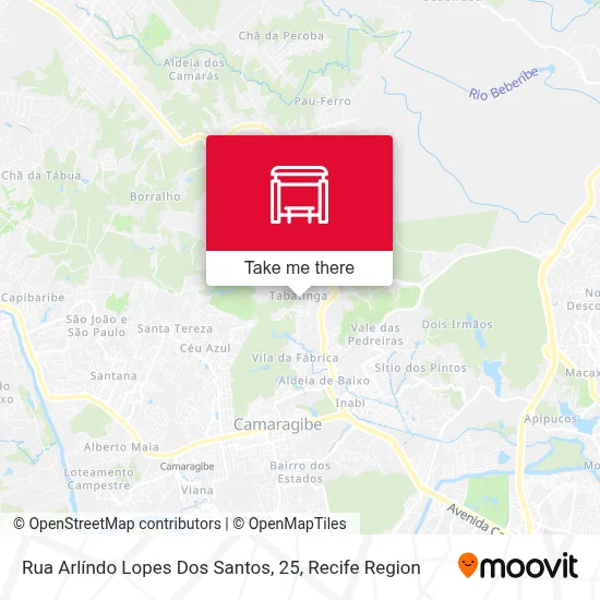 Rua Arlíndo Lopes Dos Santos, 25 map