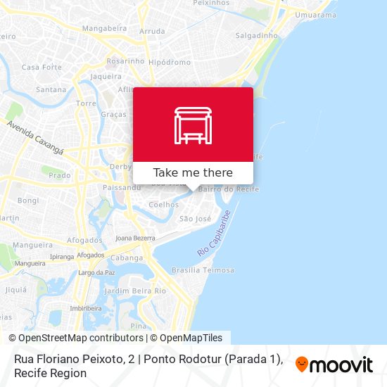 Mapa Rua Floriano Peixoto, 2 | Ponto Rodotur (Parada 1)