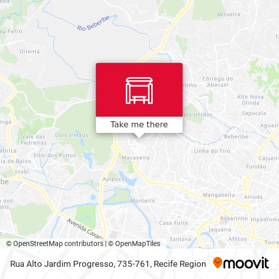 Rua Alto Jardim Progresso, 735-761 map