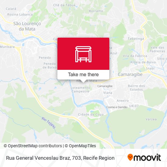 Rua General Venceslau Braz, 703 map