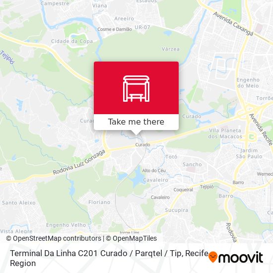 Terminal Da Linha C201 Curado / Parqtel / Tip map