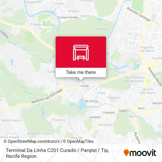 Terminal Da Linha C201 Curado / Parqtel / Tip map