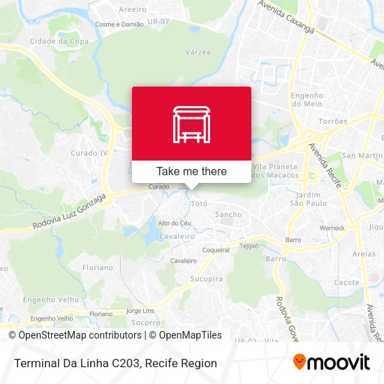 Mapa Terminal Da Linha C203