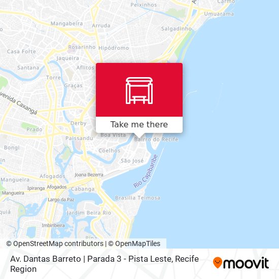 Av. Dantas Barreto | Parada 3 - Pista Leste map