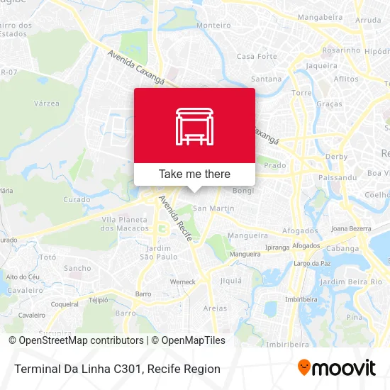 Terminal Da Linha C301 map