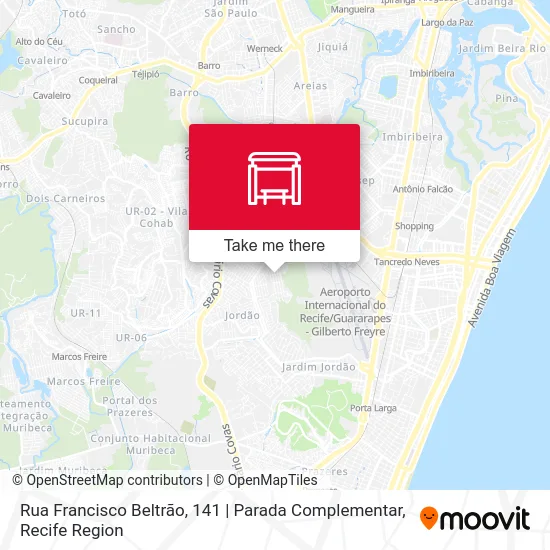 Rua Francisco Beltrão, 141 | Parada Complementar map