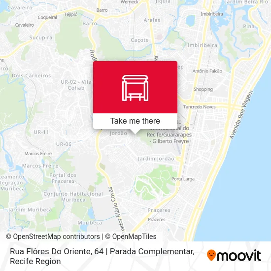 Rua Flôres Do Oriente, 64 | Parada Complementar map