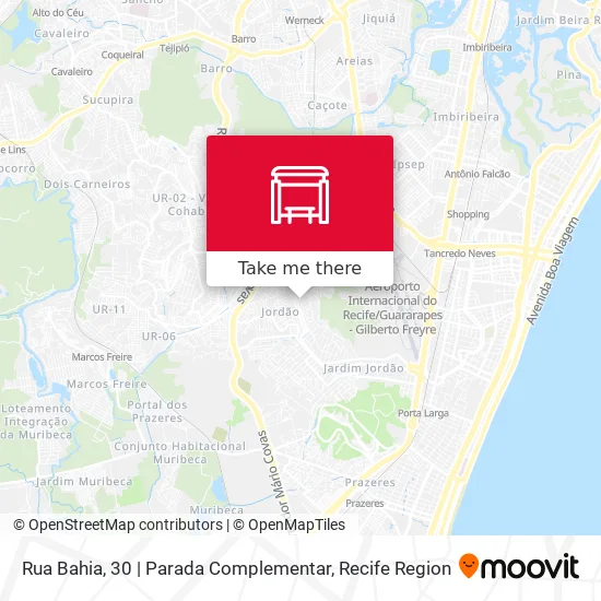 Rua Bahia, 30 | Parada Complementar map