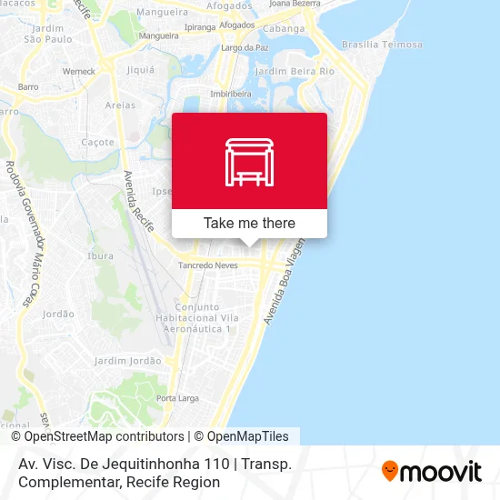 Av. Visc. De Jequitinhonha 110 | Transp. Complementar map