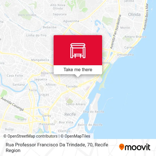 Rua Professor Francisco Da Trindade, 70 map