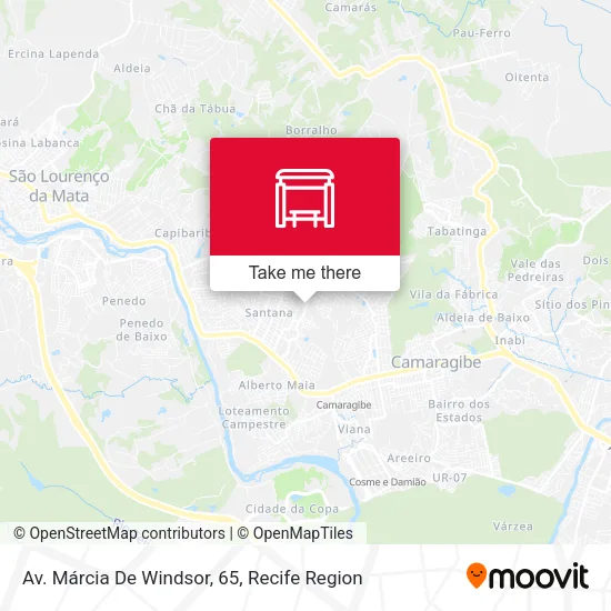 Av. Márcia De Windsor, 65 map