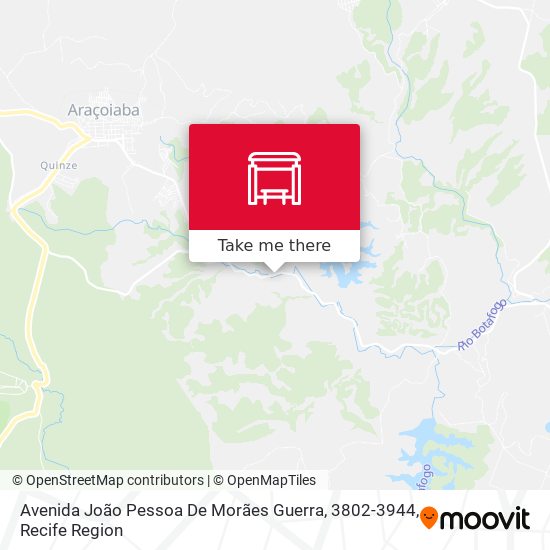 Mapa Avenida João Pessoa De Morães Guerra, 3802-3944