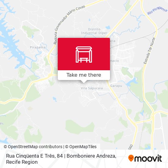 Rua Cinqüenta E Três, 84 | Bomboniere Andreza map