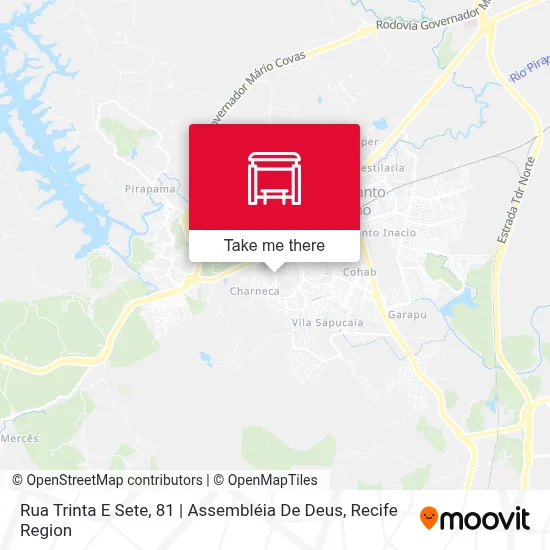 Rua Trinta E Sete, 81  | Assembléia De Deus map