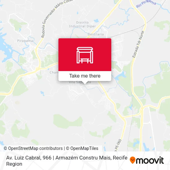 Av. Luiz Cabral, 966 | Armazém Constru Mais map