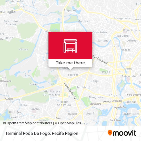 Terminal Roda De Fogo map