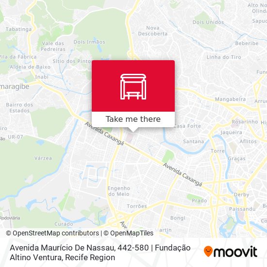 Avenida Maurício De Nassau, 442-580 | Fundação Altino Ventura map