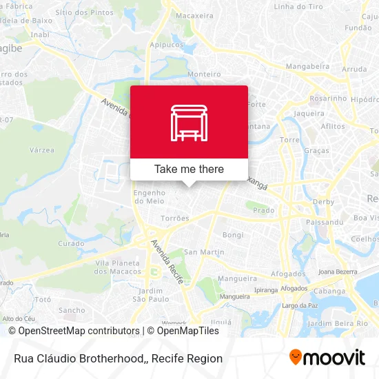 Rua Cláudio Brotherhood, map