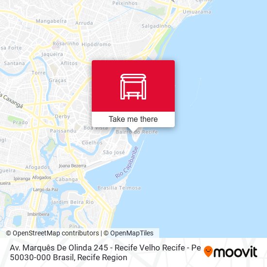 Av. Marquês De Olinda 245 - Recife Velho Recife - Pe 50030-000 Brasil map