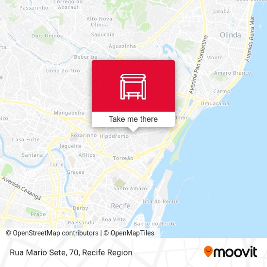 Rua Mario Sete, 70 map