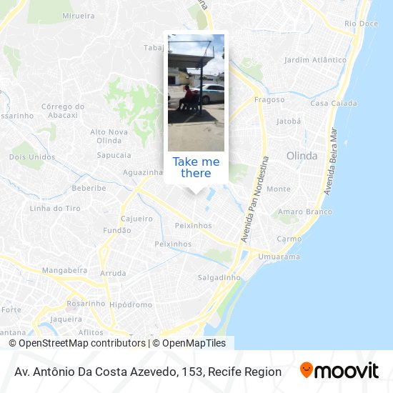 Av. Antônio Da Costa Azevedo, 153 map